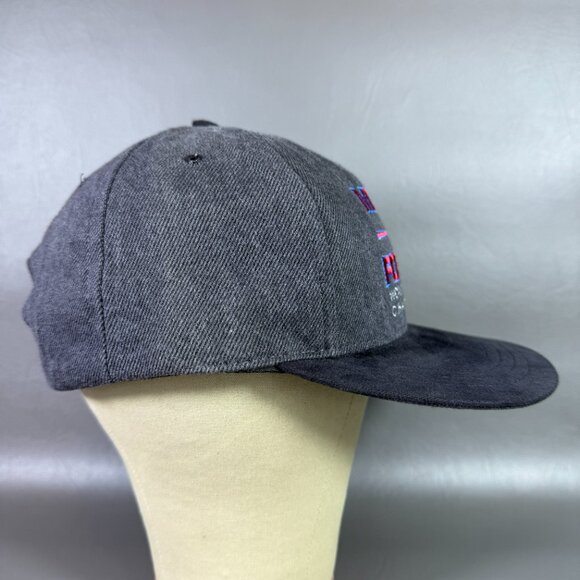 VTG 1994 Boxing Hat Moorer vs George Foreman Heavyweight Snapback MGM Grand Cap - Picture 7 of 14